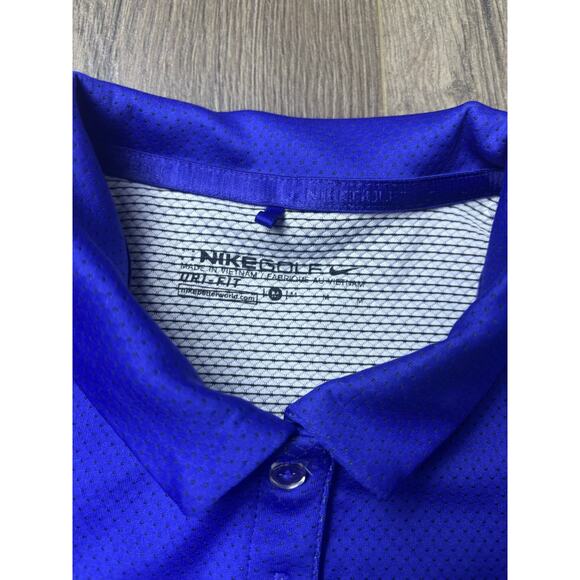 Nike Golf Dri-Fit Sleeveless Polo Tank Top Women’s Size M Blue Athletic - Picture 4 of 5